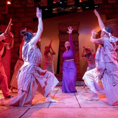 Brooke Jai and the cast of Aida - Photo by Dale Dong 
