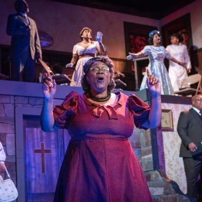 Rosemary Fitzpatrick and The Cast of The Amen Corner - Photo by Dale Dong 