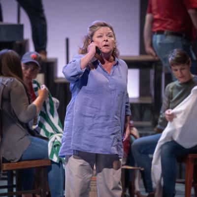 Danielle Grunenwald Gruhler and the cast of Come From Away - Photo by Dale Dong Photography