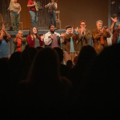 The cast of Come From Away - Photo by Dale Dong Photography