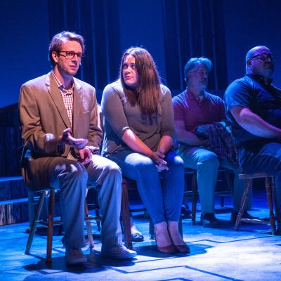 Jordan Potter, Halle Shadrake and the cast of Come From Away - Photo by Dale Dong Photography