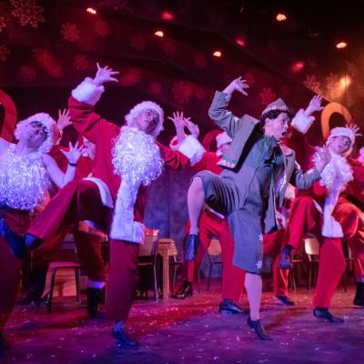 The cast of Elf - Photo by Dale Dong 