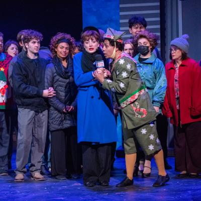 The cast of Elf - Photo by Dale Dong 