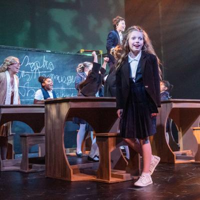 Ava Marie Lee and the Cast of Matilda -  Photo by Dale Dong 