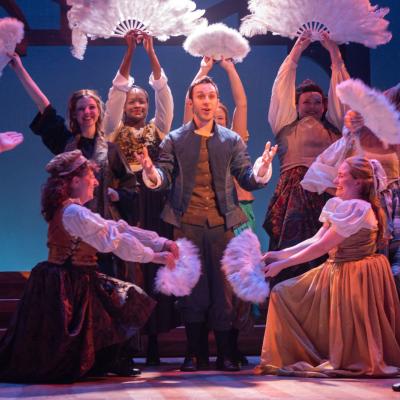 The cast of Something Rotten - Photo by Dale Dong 